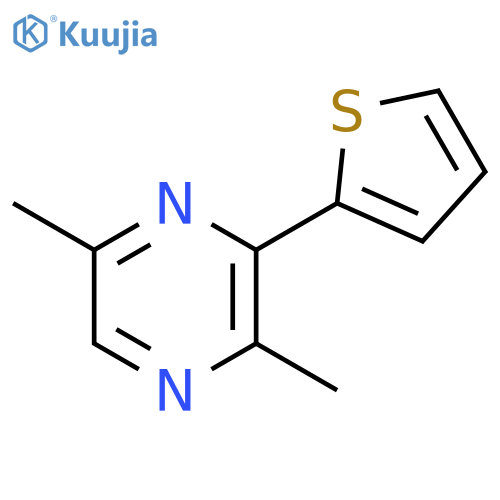 Pyrazine, 2,5-dimethyl-3-(2-thienyl)- structure