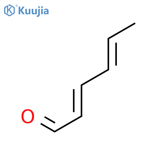 (2E,4E)-2,4-Hexadienal structure