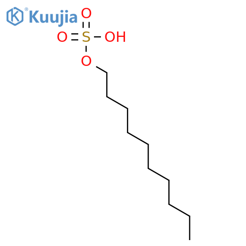 Decyl hydrogen sulfate structure