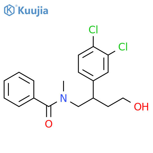 Benzamide, N-[2-(3,4-dichlorophenyl)-4-hydroxybutyl]-N-methyl- structure