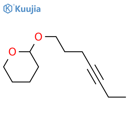 2-(4-Heptyn-1-yloxy)tetrahydro-2H-pyran structure