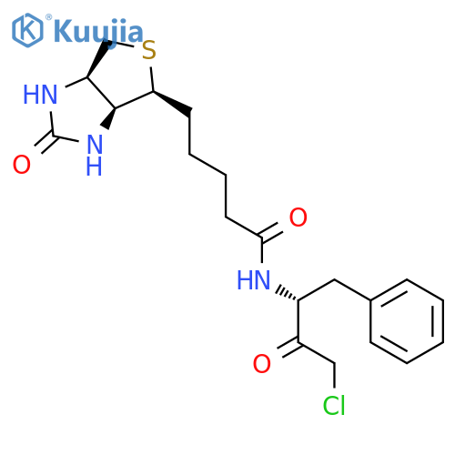 1H-Thieno[3,4-d]imidazole-4-pentanamide,N-[3-chloro-2-oxo-1-(phenylmethyl)propyl]hexahydro-2-oxo-, [3aS-[3aa,4b(R*),6aa]]- (9CI) structure