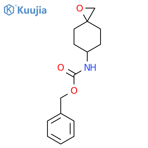 Carbamic acid, 1-oxaspiro[2.5]oct-6-yl-, phenylmethyl ester structure
