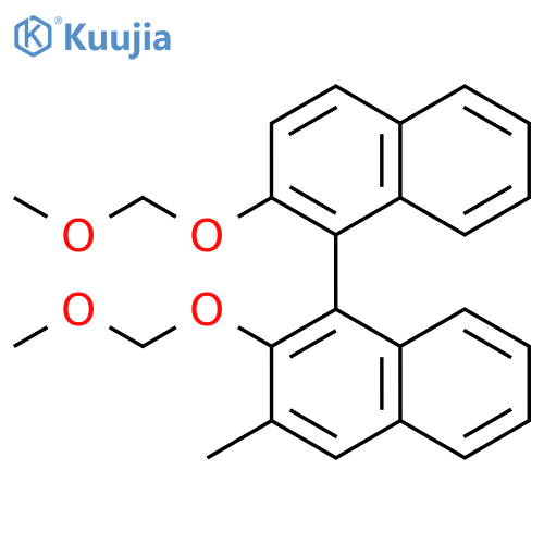 1,1'-Binaphthalene, 2,2'-bis(methoxymethoxy)-3-methyl-, (±)- structure