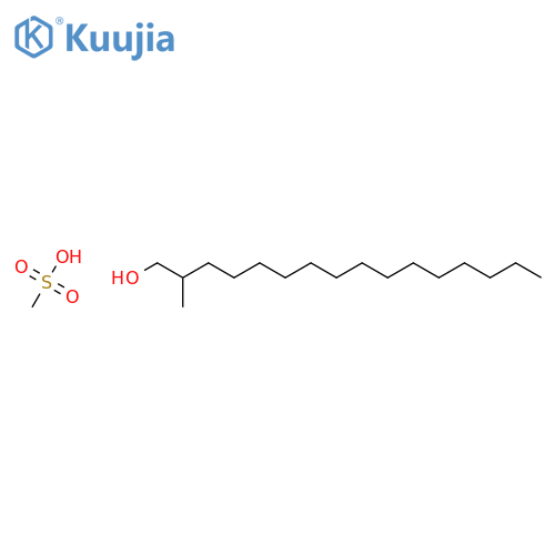 1-Hexadecanol, 2-methyl-, methanesulfonate structure