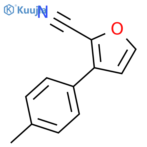 2-Furancarbonitrile, 3-(4-methylphenyl)- structure