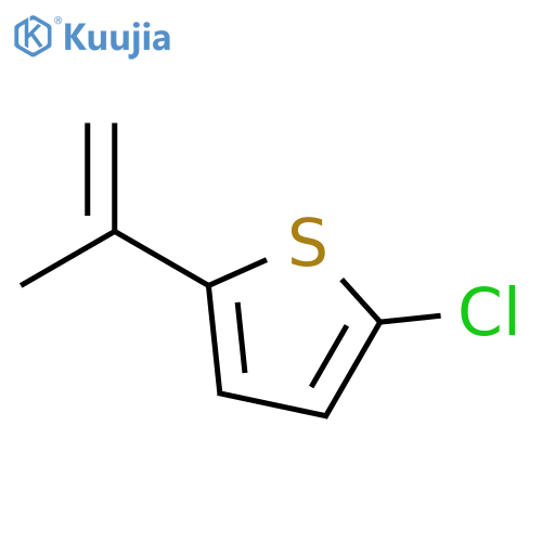 Thiophene, 2-chloro-5-(1-methylethenyl)- structure
