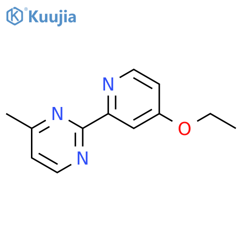 Pyrimidine,2-(4-ethoxy-2-pyridinyl)-4-methyl- structure