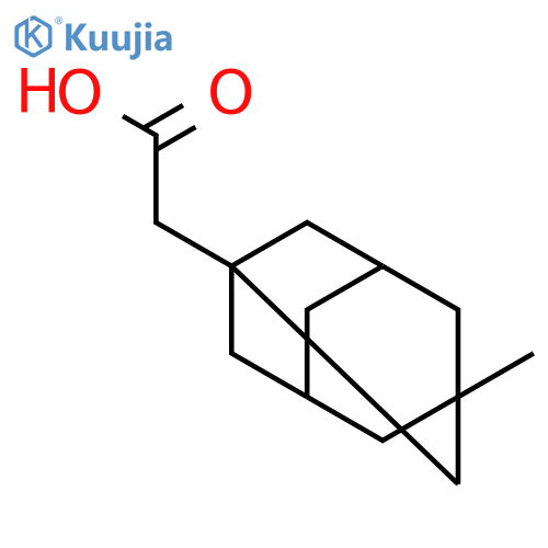 Tricyclo[3.3.1.13,7]decane-1-aceticacid, 3-methyl- structure