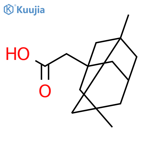 (3,5-Dimethyl-1-adamantyl)acetic Acid structure