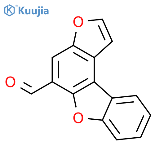 Benzofuro[5,4-b]benzofuran-5-carboxaldehyde structure