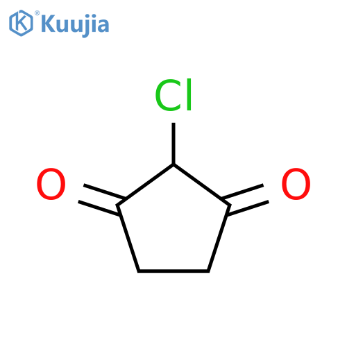 2-chlorocyclopentane-1,3-dione structure