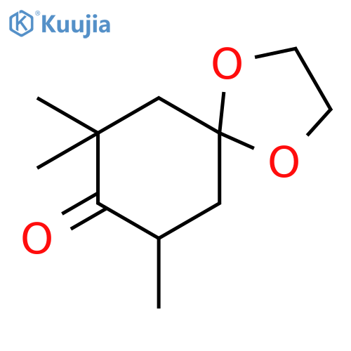 1,4-Dioxaspiro[4.5]decan-8-one, 7,7,9-trimethyl- structure