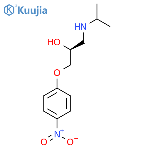 2-Propanol, 1-[(1-methylethyl)amino]-3-(4-nitrophenoxy)-, (S)- structure