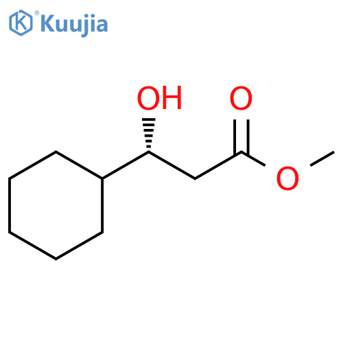 methyl (3R)-3-cyclohexyl-3-hydroxypropanoate structure