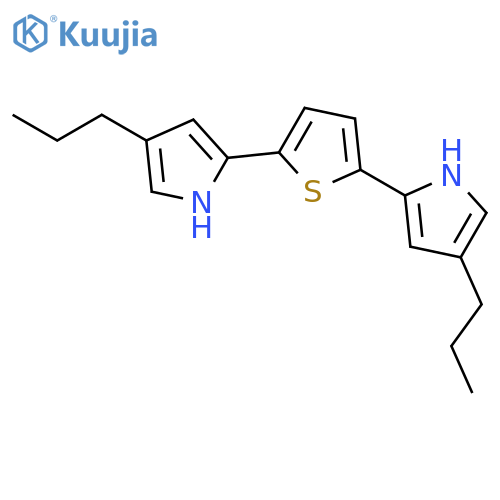 1H-Pyrrole, 2,2'-(2,5-thiophenediyl)bis[4-propyl- structure