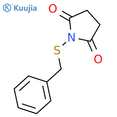 2,5-Pyrrolidinedione, 1-[(phenylmethyl)thio]- structure