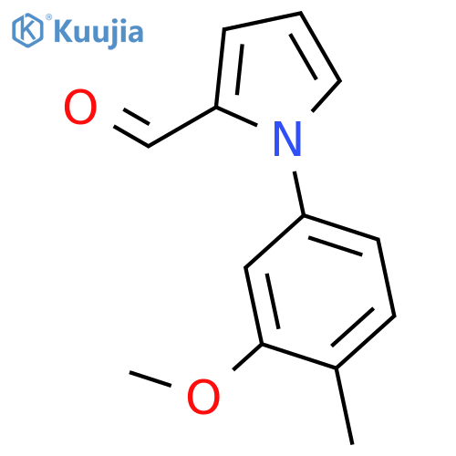 1H-Pyrrole-2-carboxaldehyde, 1-(3-methoxy-4-methylphenyl)- structure