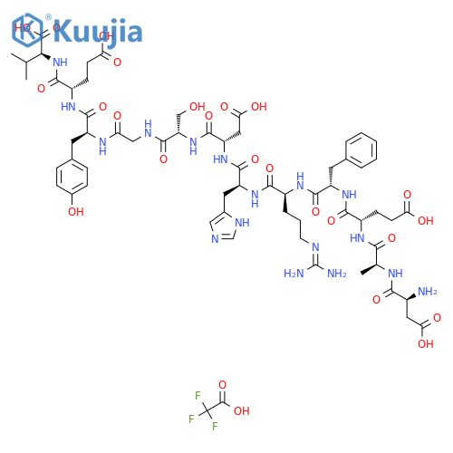 Amyloid b-Protein (1-12) Trifluoroacetate structure