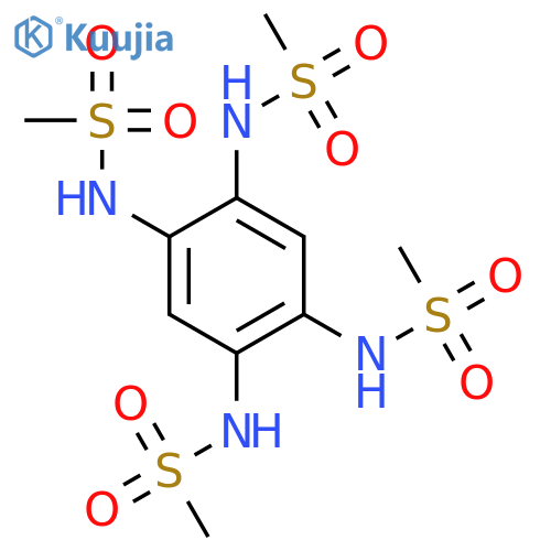 Methanesulfonamide, N,N',N'',N'''-1,2,4,5-benzenetetrayltetrakis- structure
