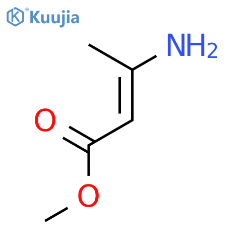 methyl (E)-3-aminobut-2-enoate structure