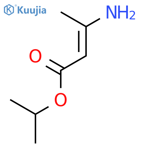 Isopropyl 3-aminocrotonate structure