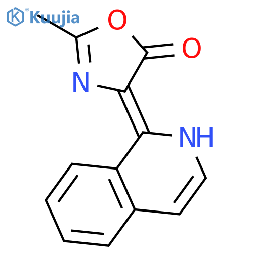 4-(Isoquinolin-1(2H)-ylidene)-2-methyl-1,3-oxazol-5(4H)-one structure