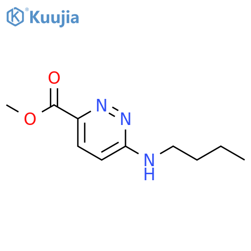 Methyl 6-(butylamino)pyridazine-3-carboxylate structure