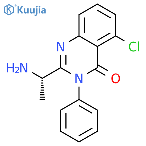 (S)-2-(1-Aminoethyl)-5-chloro-3-phenylquinazolin-4(3H)-one structure