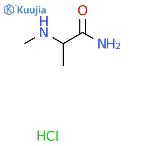 2-(Methylamino)propanamide hydrochloride structure