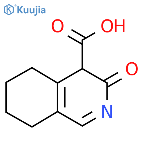 3-Oxo-3,4,5,6,7,8-hexahydroisoquinoline-4-carboxylic acid structure