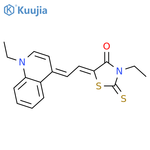 4-Thiazolidinone,3-ethyl-5-[2-(1-ethyl-4(1H)-quinolinylidene)ethylidene]-2-thioxo- structure