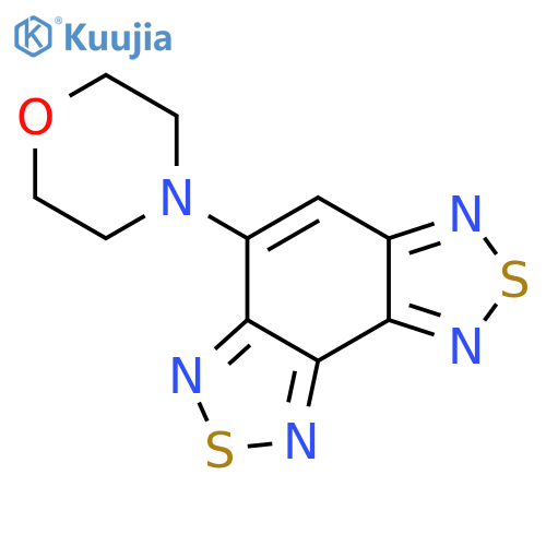Benzo[1,2-c:3,4-c']bis[1,2,5]thiadiazole, 4-(4-morpholinyl)- structure
