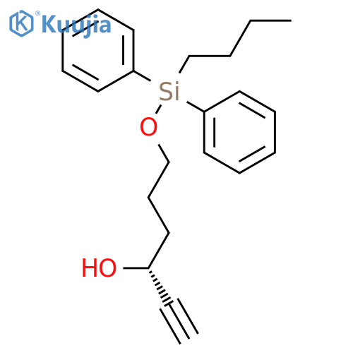 1-Hexyn-3-ol, 6-[(butyldiphenylsilyl)oxy]-, (R)- structure