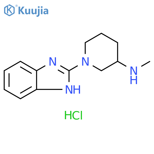 1-(1H-benzo[d]imidazol-2-yl)-N-methylpiperidin-3-amine hydrochloride structure
