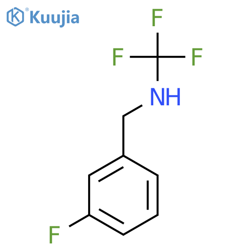 1,1,1-Trifluoro-N-(3-fluorobenzyl)methanamine structure