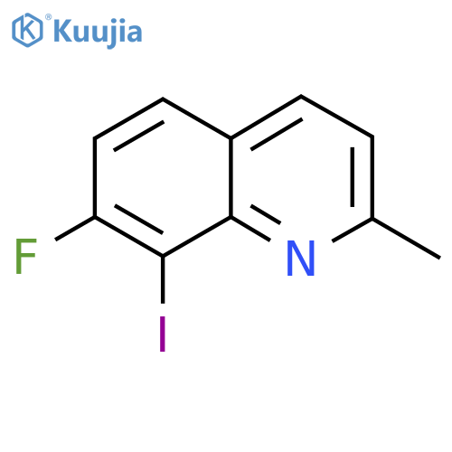 7-Fluoro-8-iodo-2-methylquinoline structure