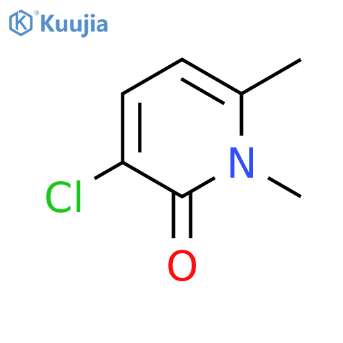 3-Chloro-1,6-dimethyl-1H-pyridin-2-one structure