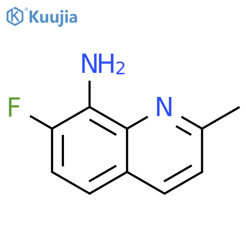 7-Fluoro-2-methyl-quinolin-8-ylamine structure