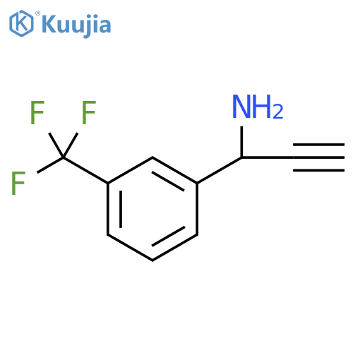 1-(3-Trifluoromethyl-phenyl)-prop-2-ynylamine structure