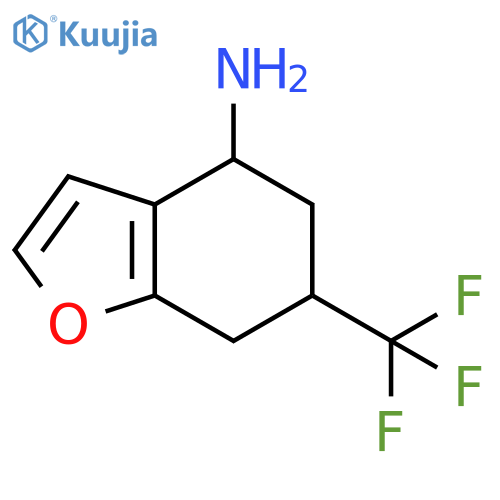 6-Trifluoromethyl-4,5,6,7-tetrahydro-benzofuran-4-ylamine structure