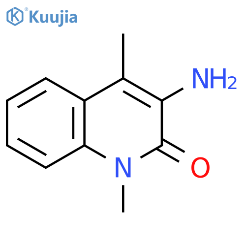 3-Amino-1,4-dimethyl-1H-quinolin-2-one structure