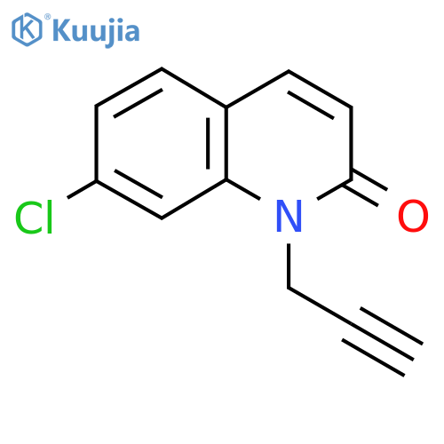 7-Chloro-1-(prop-2-yn-1-yl)quinolin-2(1H)-one structure