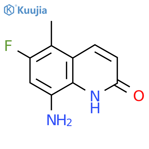8-Amino-6-fluoro-5-methylquinolin-2(1H)-one structure