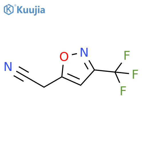 (3-Trifluoromethyl-isoxazol-5-yl)-acetonitrile structure