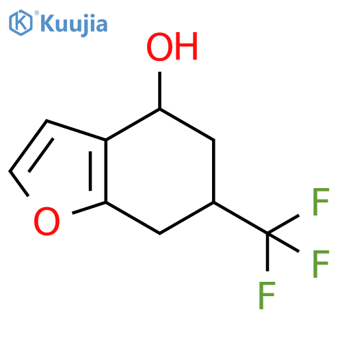 6-Trifluoromethyl-4,5,6,7-tetrahydro-benzofuran-4-ol structure