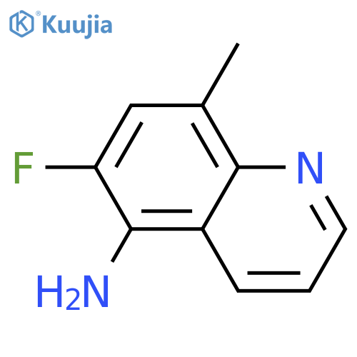6-Fluoro-8-methyl-quinolin-5-ylamine structure