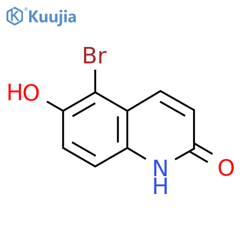 5-Bromo-6-hydroxyquinolin-2(1H)-one structure
