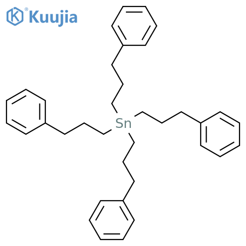 Tetrakis-(3-phenyl-propyl)-stannane structure
