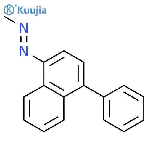 Diazene, methyl(4-phenyl-1-naphthalenyl)- structure